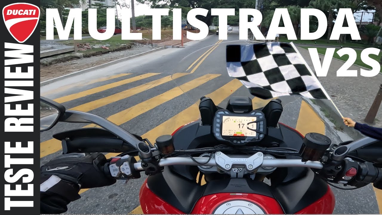 TESTE LANÇAMENTO- DUCATI MULTISTRADA V2S - ACELERAMOS NA SERRINHA!