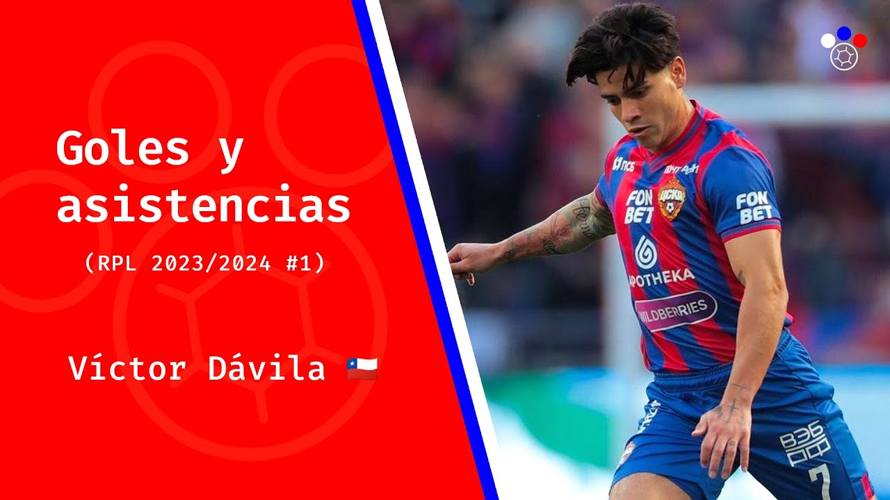 V&Iacute;CTOR D&Aacute;VILA 🇨🇱 Goles y Asistencias 2023 ⚽ CSKA Mosc&uacute; | La Liga del Oso 🐻