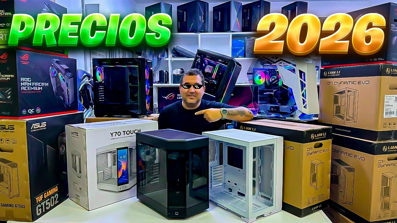 LOS MEJORES CASE 2025 GAMA MEDIA Y ALTA  HYTE ASUS LIAN LI  Y EN PROMOCION POR DICIEMBRE!!!!!