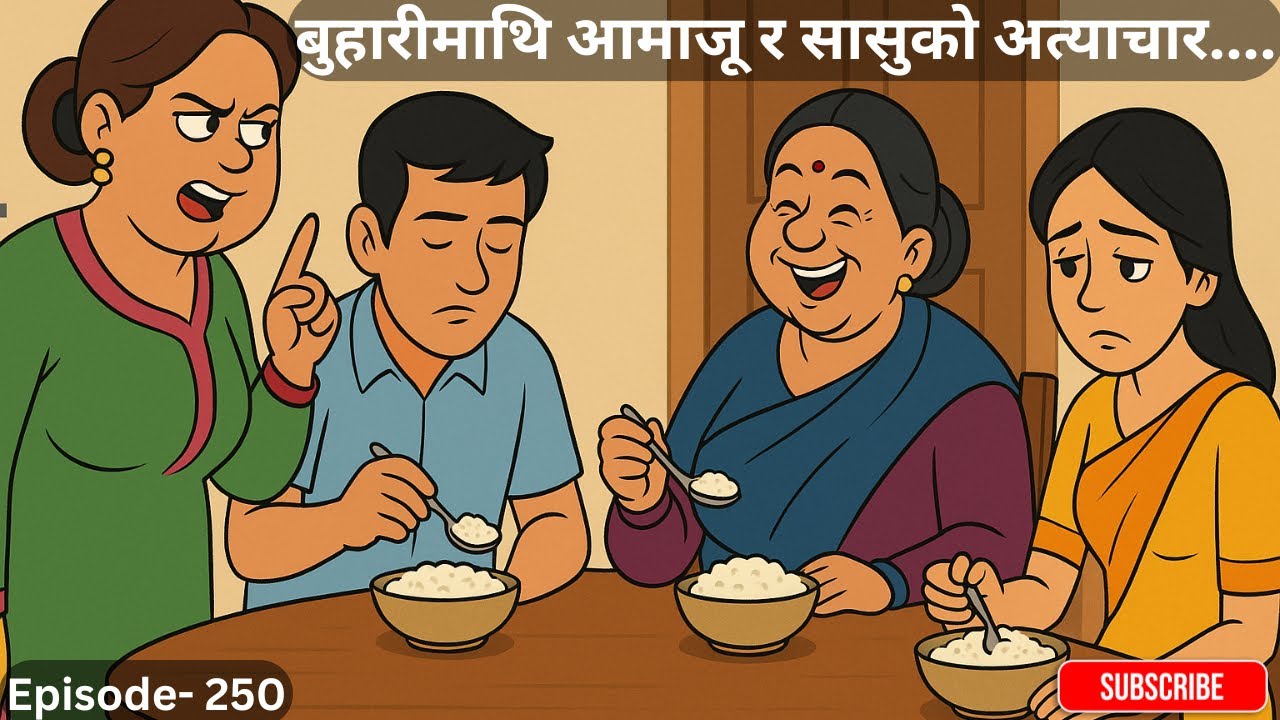 बुहारीमाथि आमाजू र सासुको अत्याचार.... - 250 #kathamandap #suspensestories #lokkatha #sasubuhari