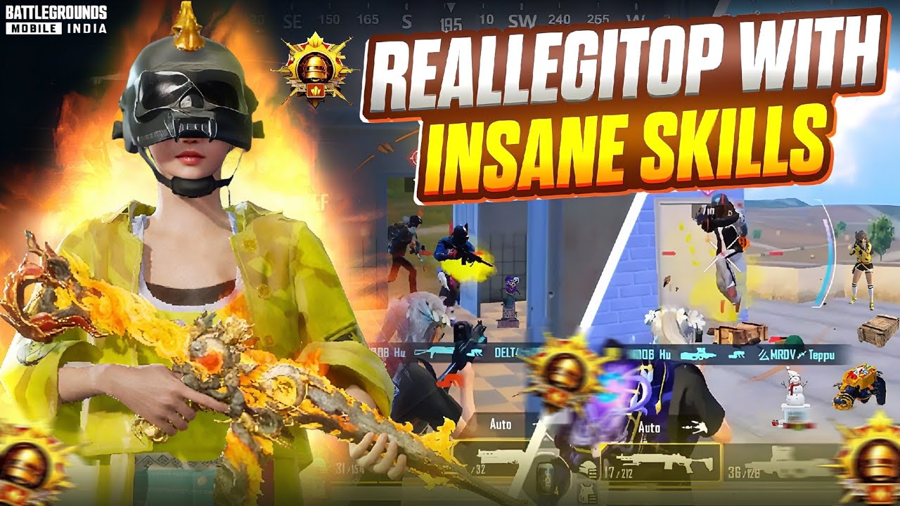 RealLegitOP INSANE Skills 🔥 Intense Lobby Solo Vs Squad Clutches Gameplay | BGMI