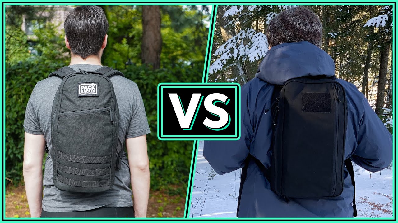 GORUCK Bullet Ruck Vs Recycled Firefighter Battalion 12 Hr Backpack Comparison