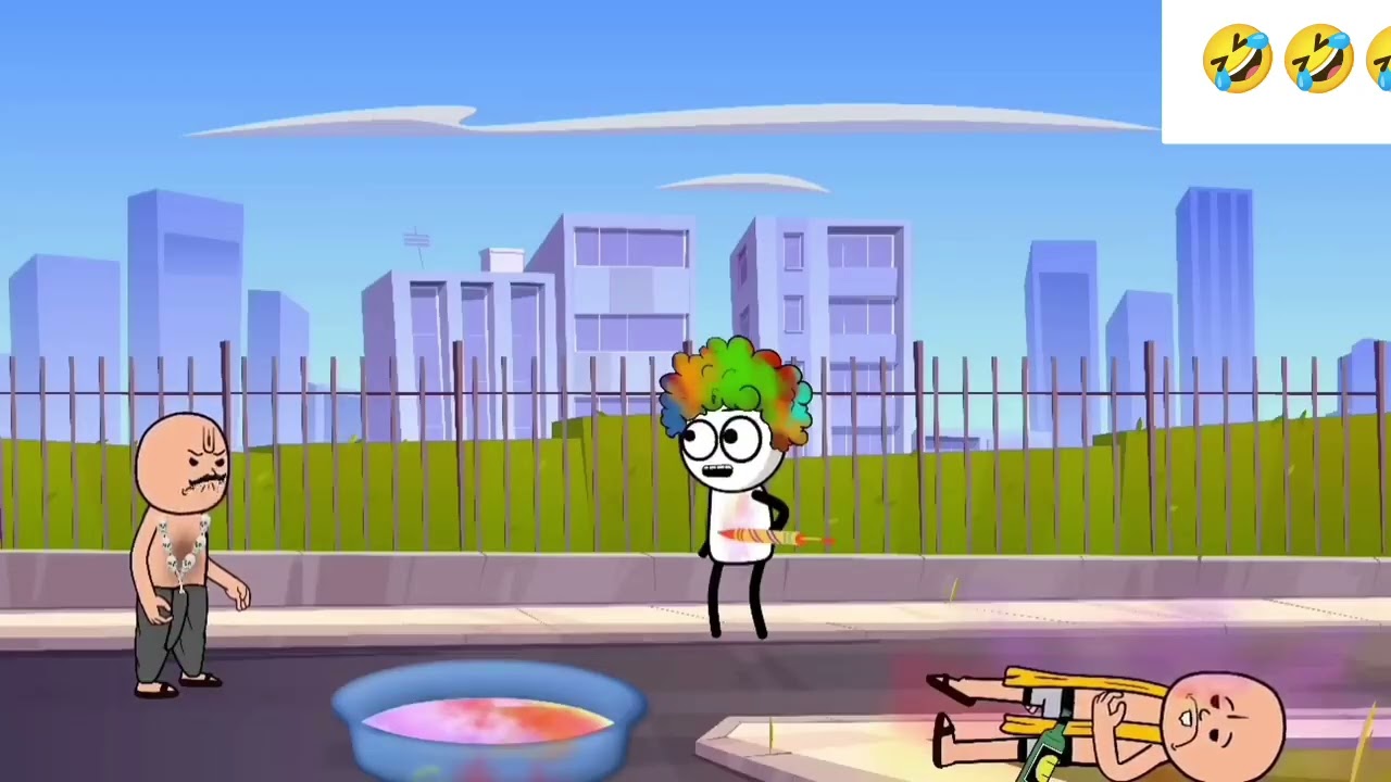 होली पर मुसीबत 🤣🤣🤣