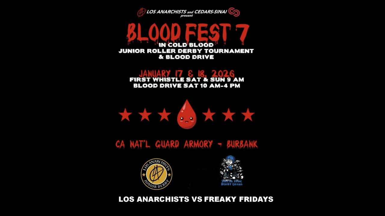 LOS ANARCHISTS PRESENT; BLOODFEST 7, 01/17/2026. LOS ANARCHISTS VS FREAKY FRIDAYS
