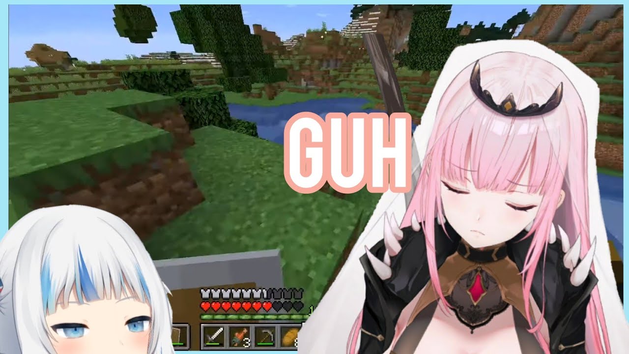 Gura surprised by Guh~