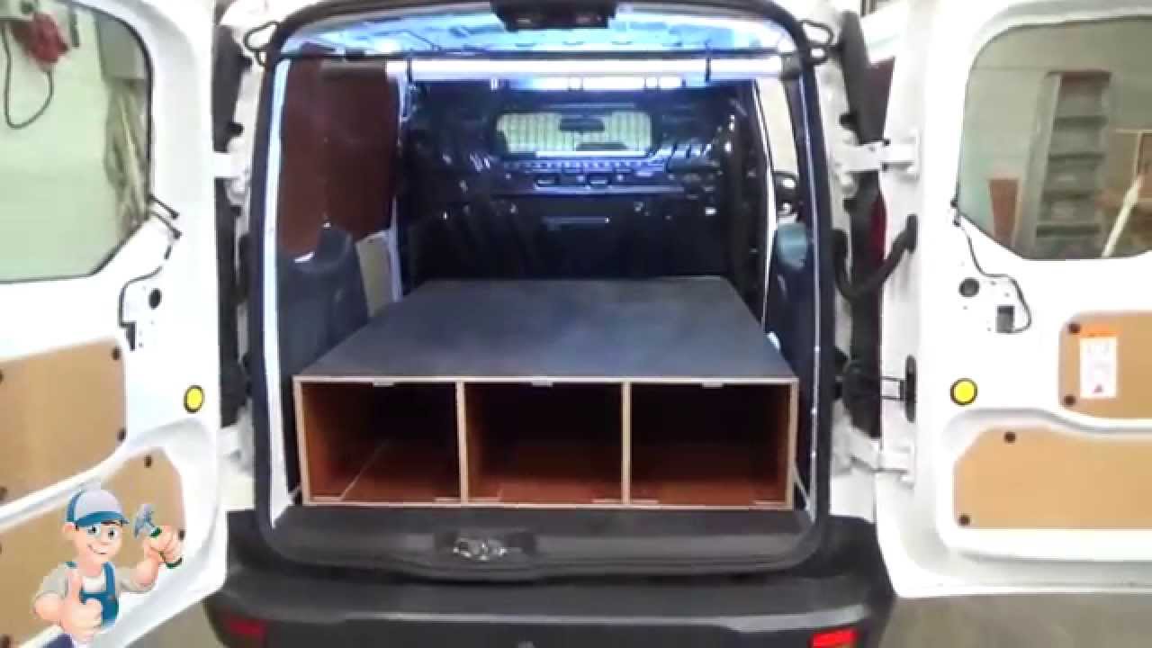 Bedrijfswageninrichting Ford Transit Connect | Bedrijfswagen en Bus Betimmering | Teus