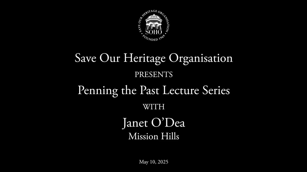 Penning the Past: Mission Hills with Janet O'Dea