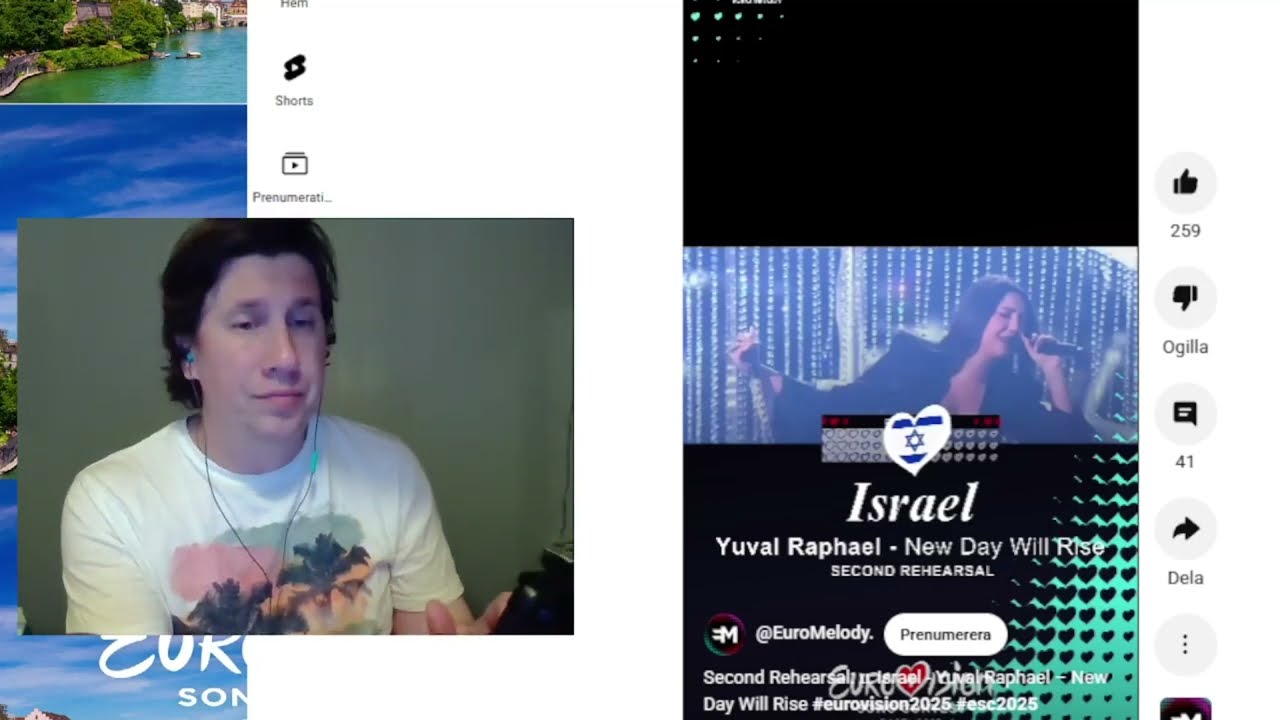 Yuval Raphael - A New Day Will Rise - Second Rehearsal | Israel 🇮🇱 | Eurovision 2025 #esc #reaction