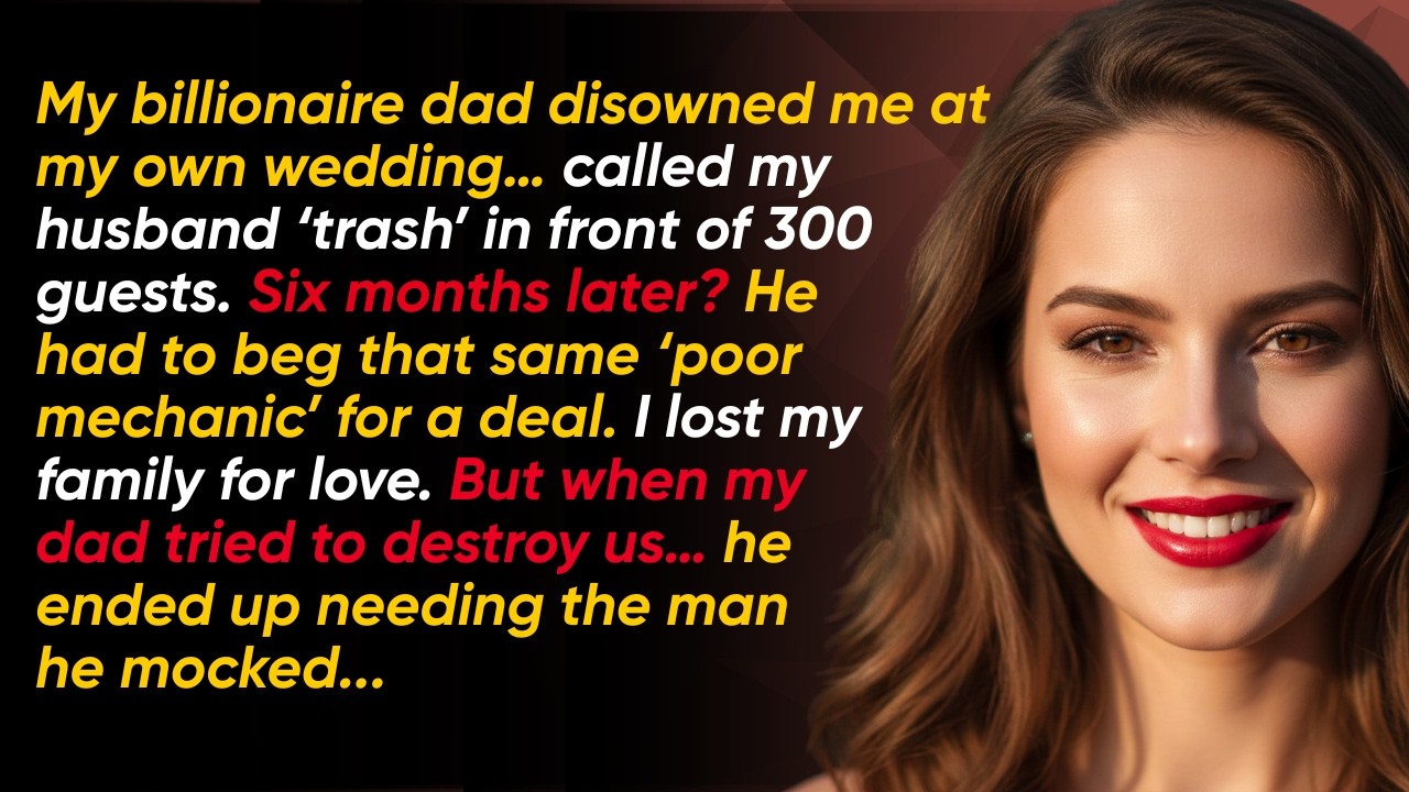 My Billionaire Dad Disowned Me At My Wedding — 6 Months Later He Begged My ‘Poor’ Husband For A Deal