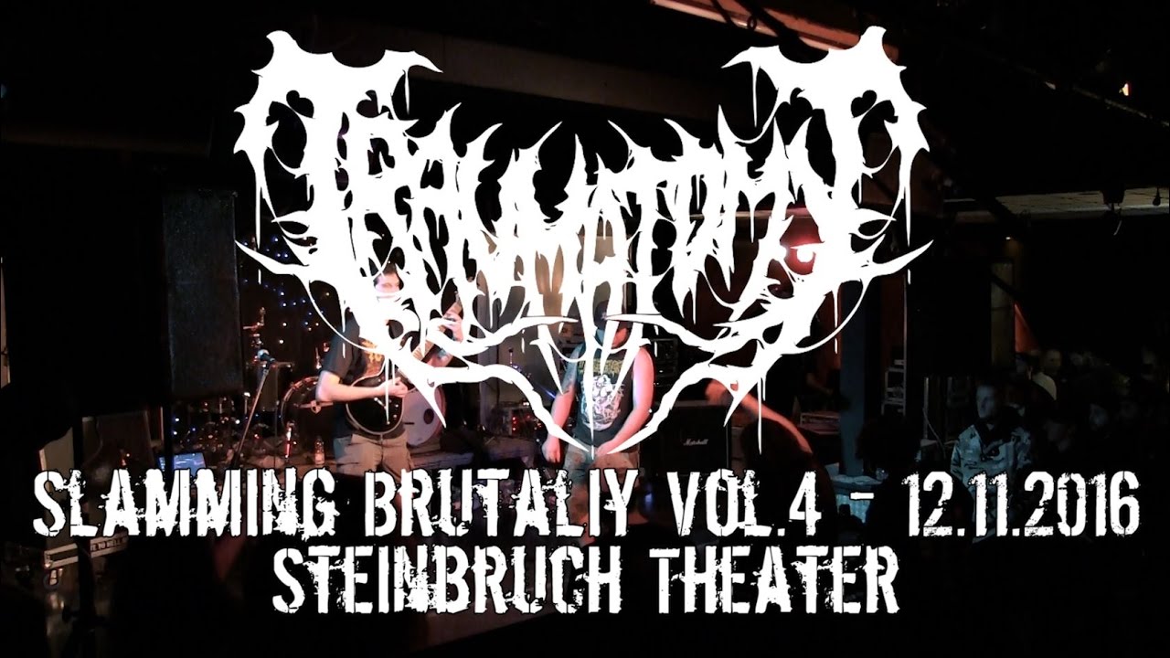 Traumatomy Live @ Slamming Brutality Vol.4 Steinbruch Theater 12.11.2016 Dani Zed