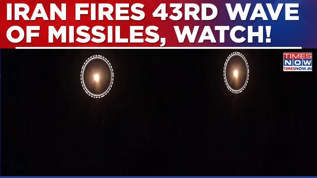 Iran Fires Ballistic Missile, Sirens Heard In Southern Part Of Israel After 43rd Wave Of Missiles
