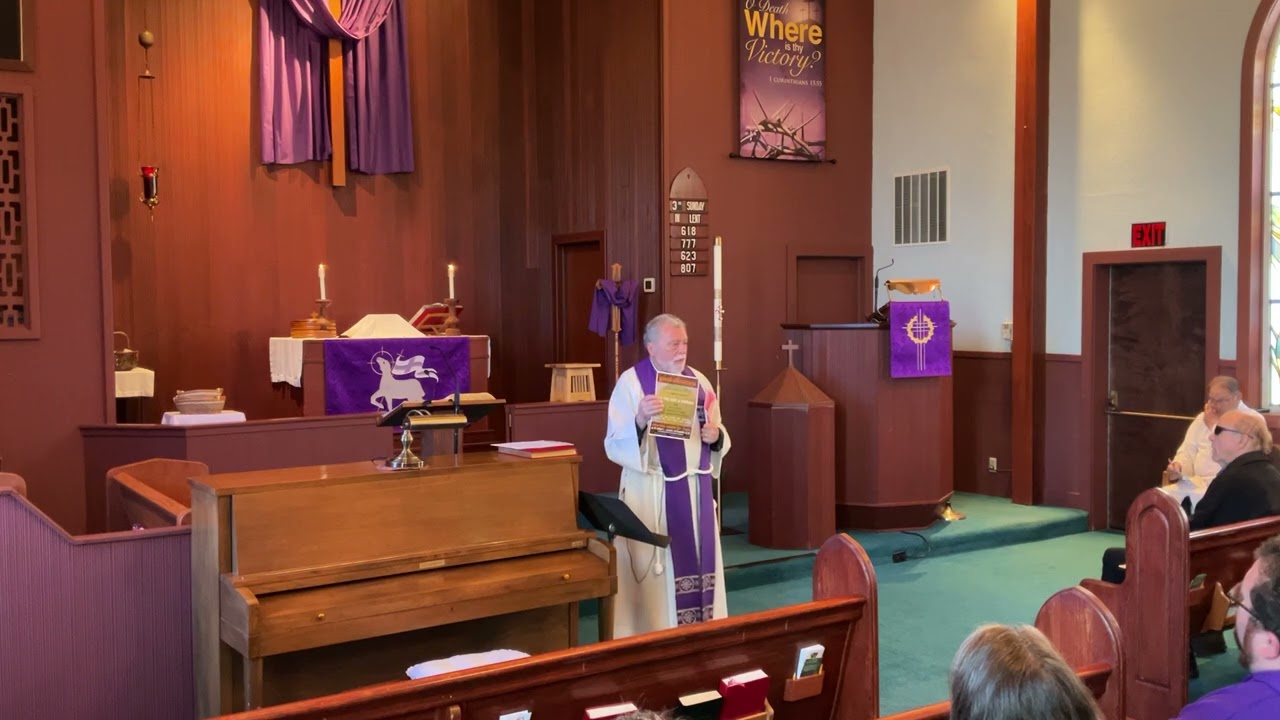 Service for Sunday, March 8, 2026