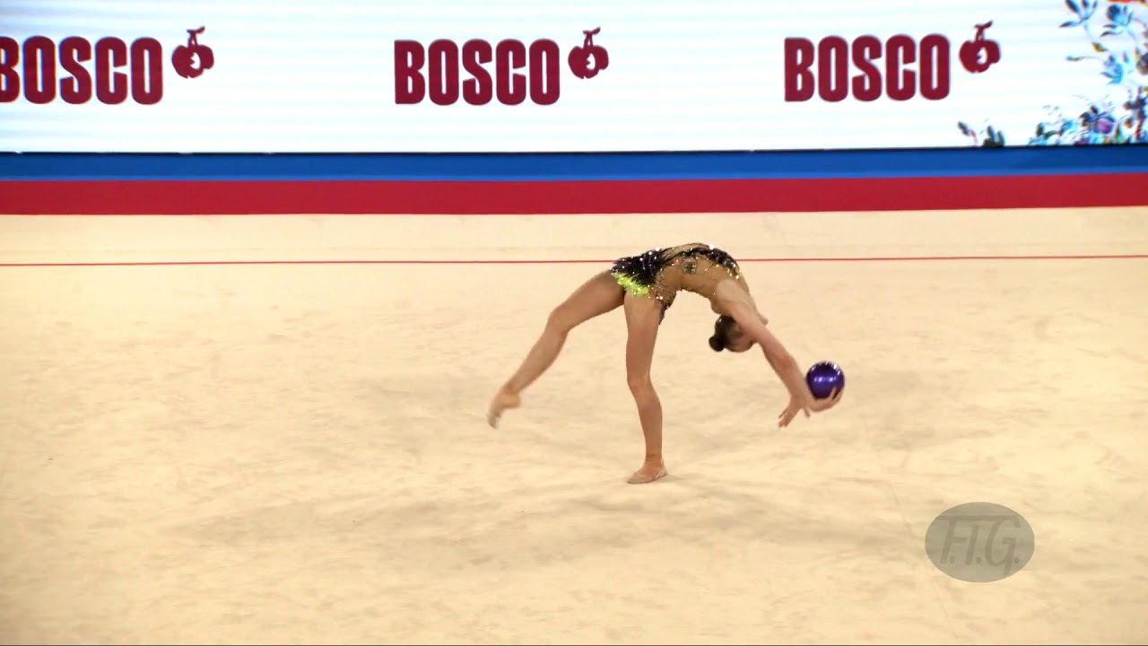 KOLOSOV Margarita (GER) - 2019 Rhythmic Junior Worlds, Moscow (RUS) - Qualifications Ball
