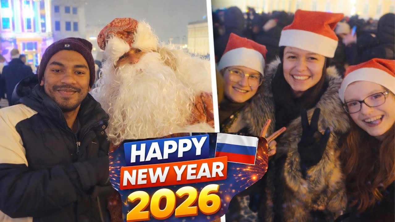 🔥 NEW YEAR 2026 IN RUSSIA RIGHT now ! 4K HDR  #happynewyear2026✨ #studyinrussia #russia #hilights