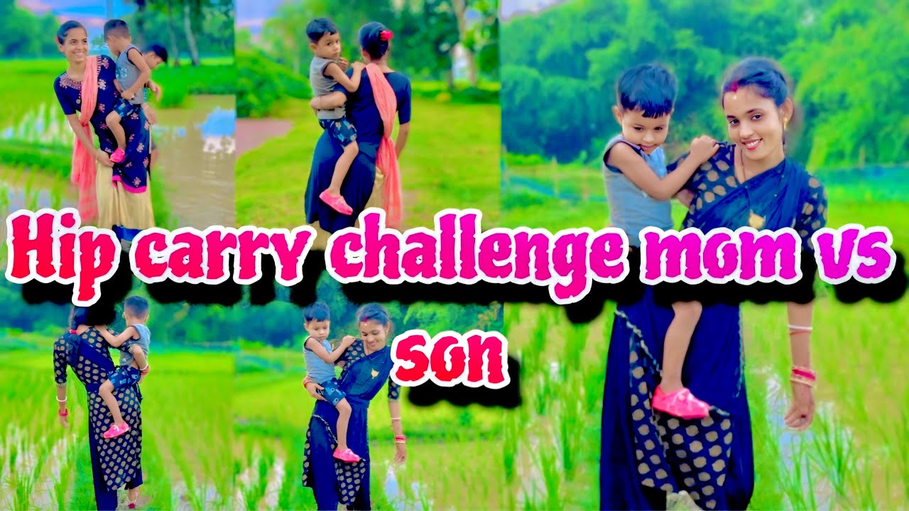 👩‍👦 Hip Carry Challenge – Mom vs Son | hip carry challeng
