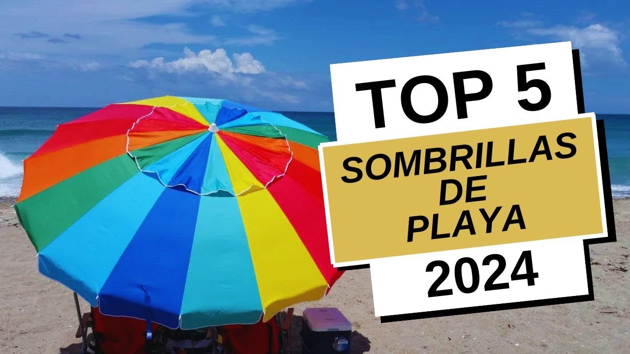 Las 5 mejores SOMBRILLAS de PLAYA Baratas | Mejor valoradas AMAZON⭐Calidad-Precio Cortavientos 2024