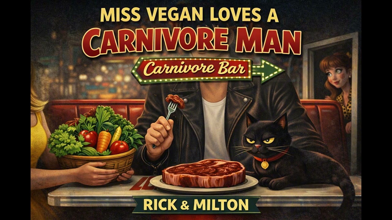 Miss Vegan Loves a Carnivore Man 🥩🌱 | Rick & Milton Rock-n-Roll Story
