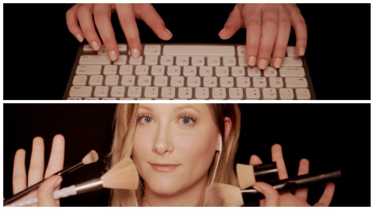 ASMR | Sound Assortment | Finger Flutters, Ear Brushing, Inaudible Whispers, Tapping & More