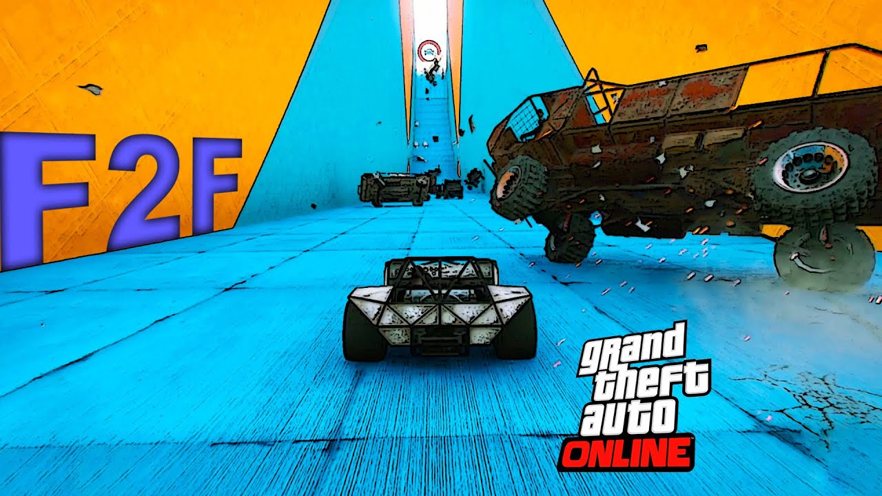 Почти полное лобби в спуско-стенке в  GTA V OnLine