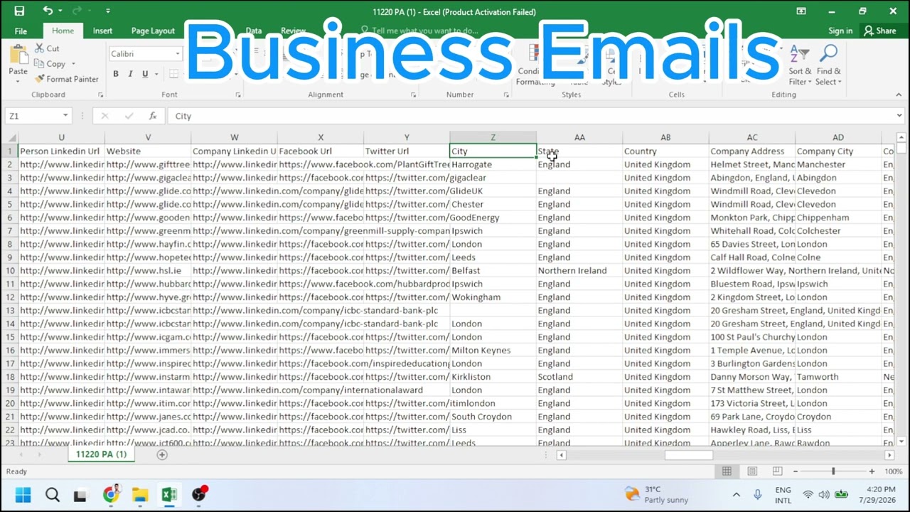 Custom B2B Lead Generation | Business Email & Decision Maker Contacts | Targeted Lead Lists