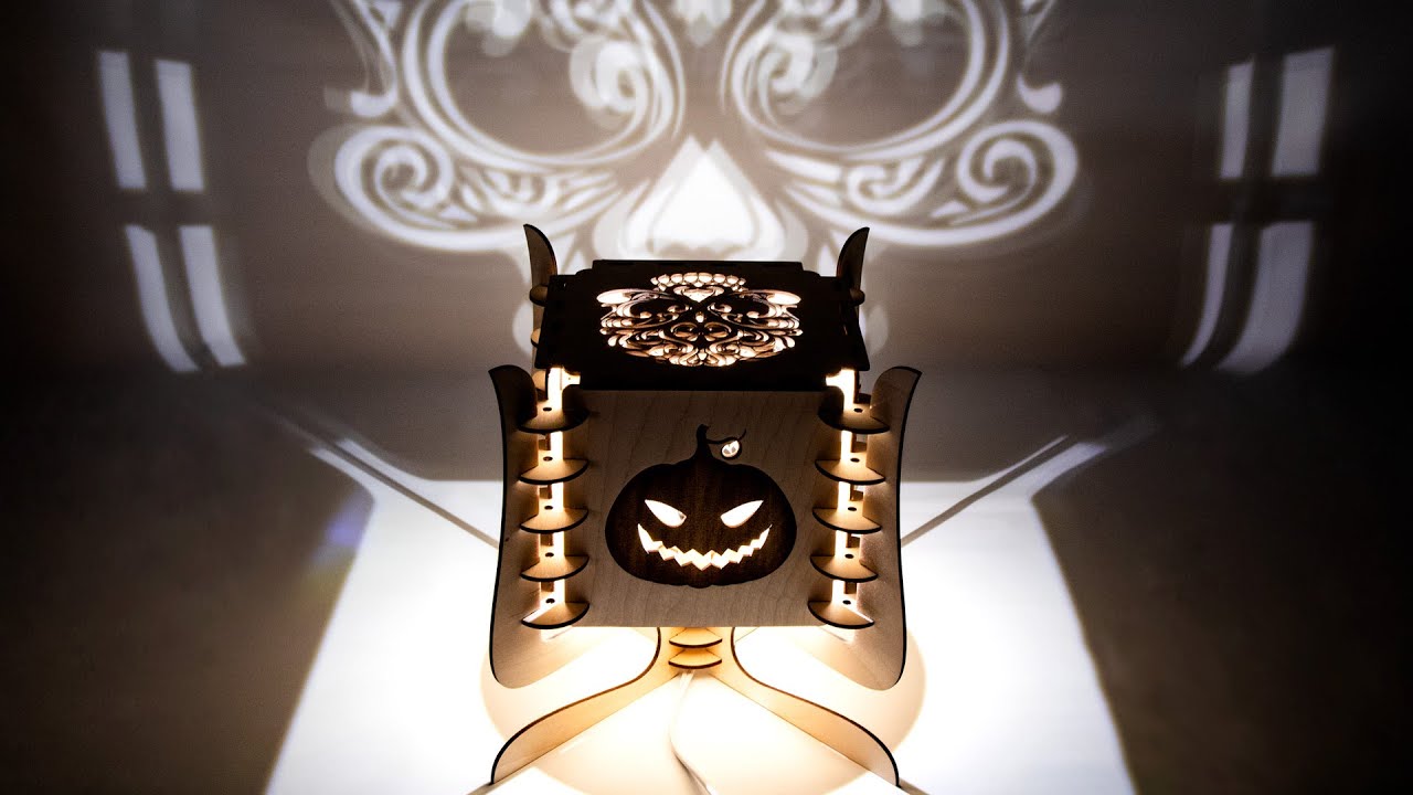 Halloween Lantern / Laser Cut Lamp with a CO2 Laser Cutter