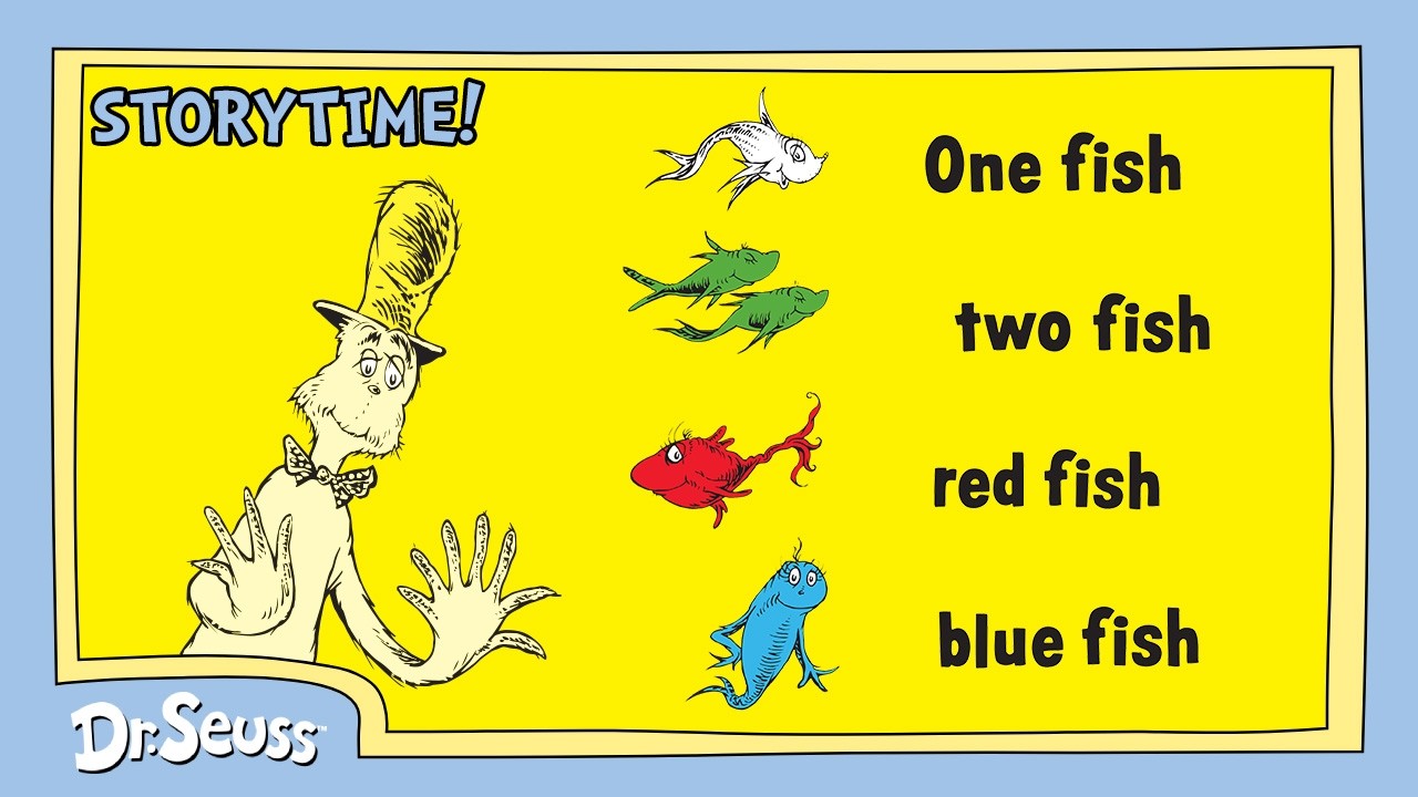One Fish, Two Fish, Red Fish, Blue Fish | Full Episode | Official Animated Read-Along | Dr. Seuss