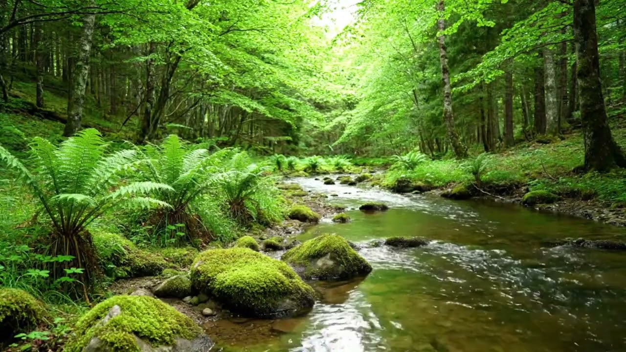 Relaxing River & Creek Sounds – Flowing Water Ambience for Peaceful Nights