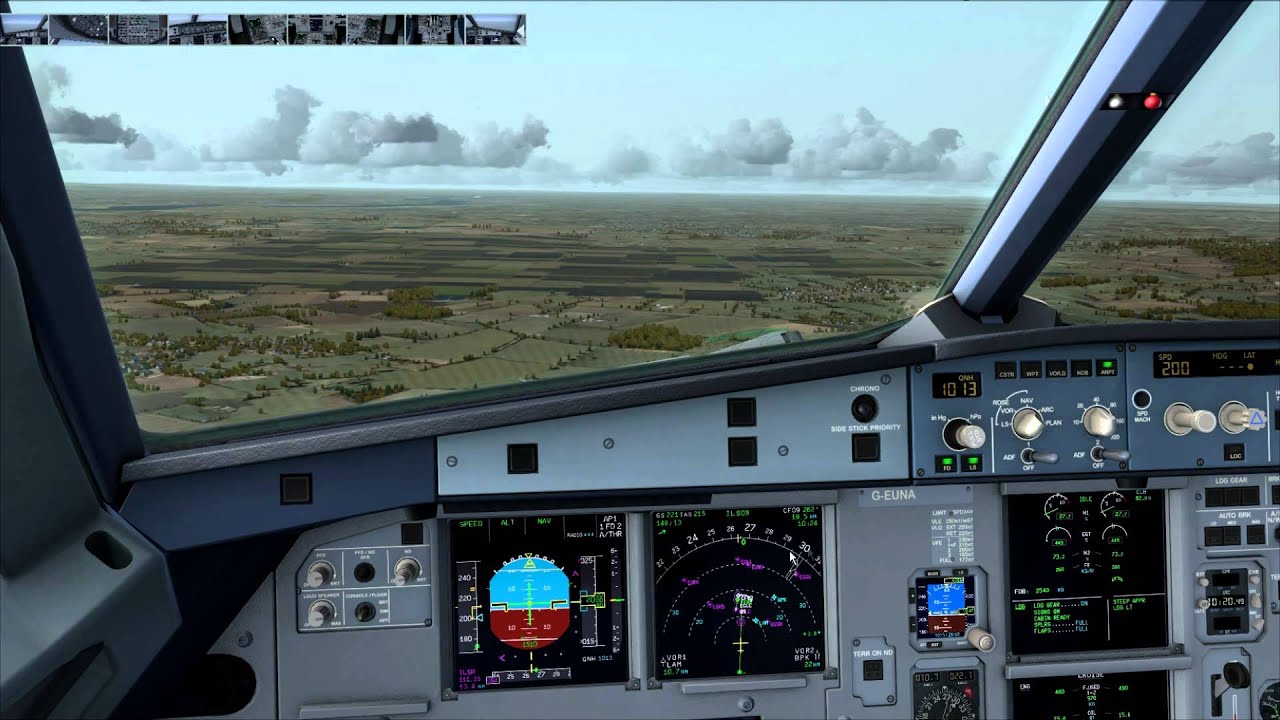 FSX P3D Aerosoft Airbus A318 London City steep approach / landing tutorial