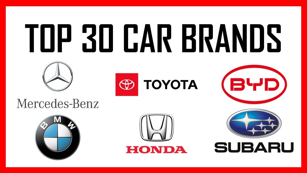 Top 30 Car Brands | Largest Car Company in the world - 2023 | Go Cars