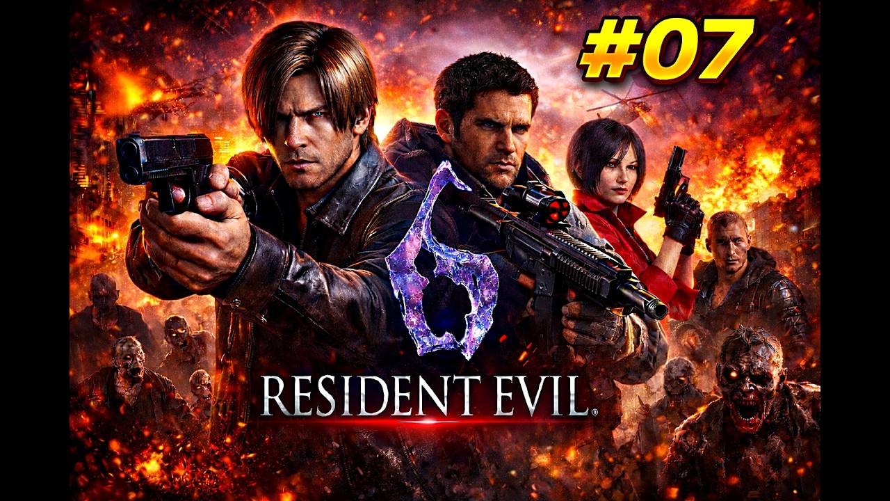 GUERRA BIOLÓGICA! 💥 Resident Evil 6 Gameplay #07 | Capítulo 7 – Zona de Combate (PT-BR)