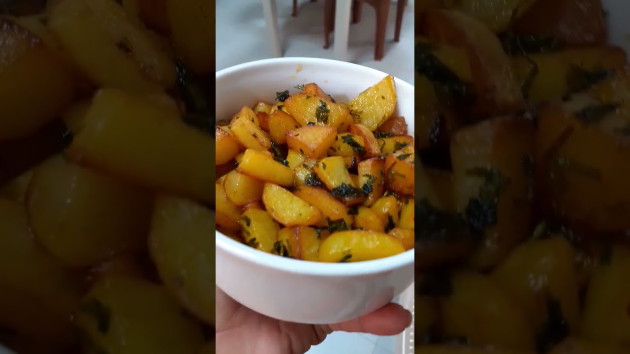 potato with coriander leaves👌👌👌😋😋😋!!!
