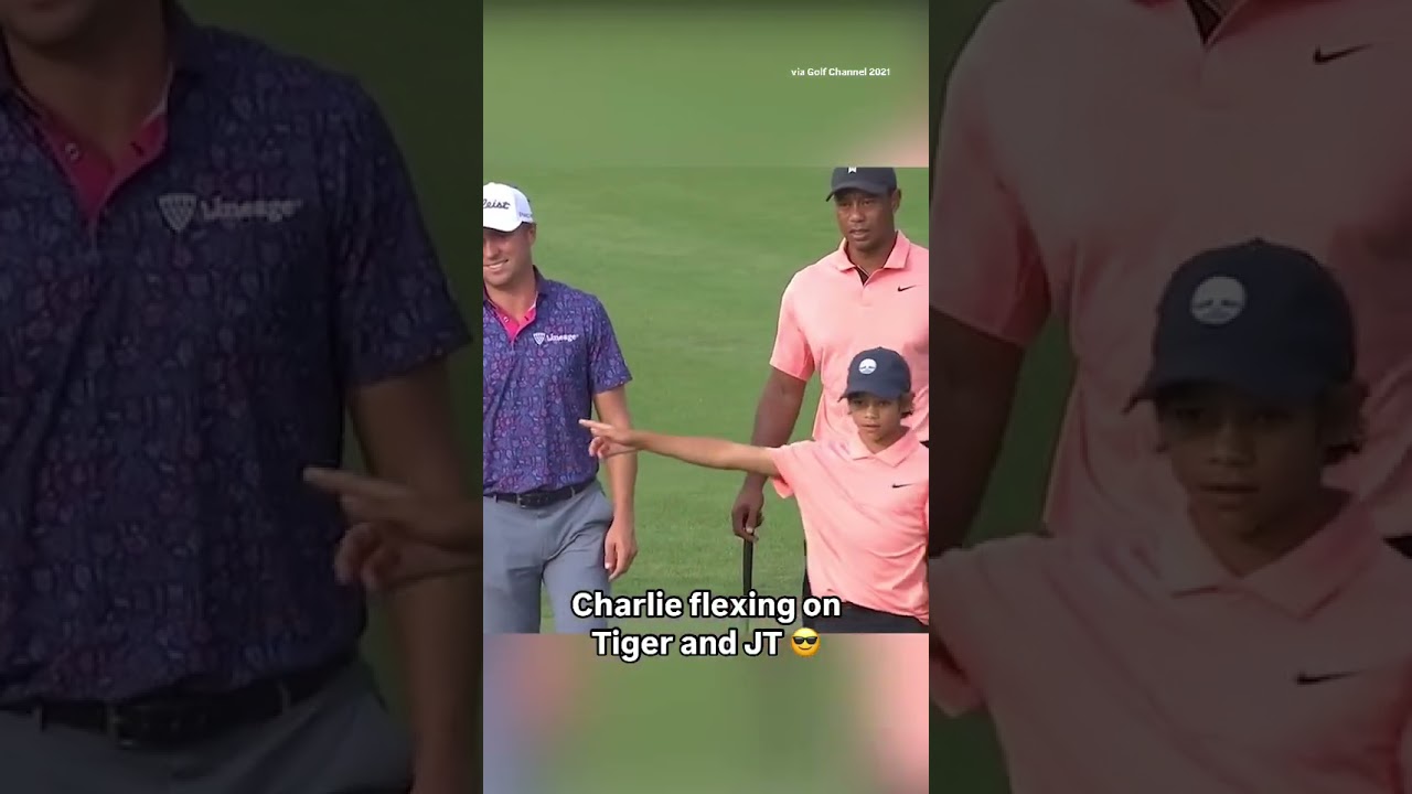 This Charlie Woods moment is unmatched