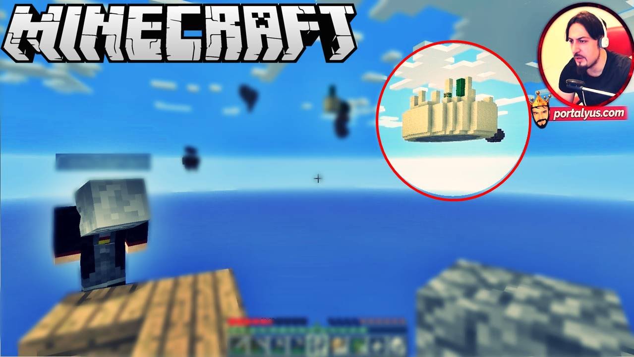 Kum Adası | Minecraft Türkçe Skyland | Bölüm 2
