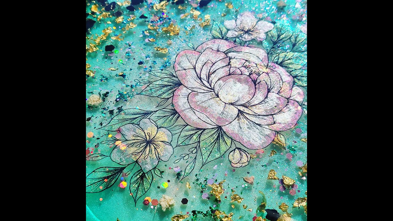 Temporary Tattoo in resin 😱😍