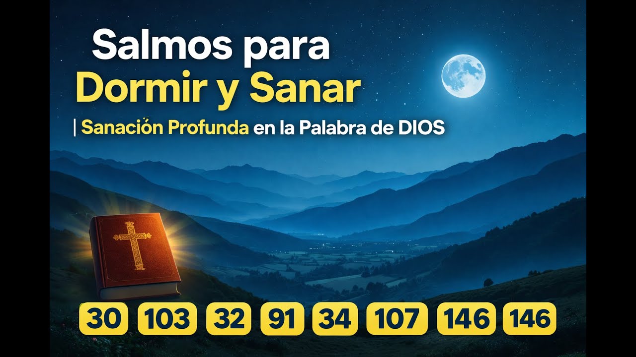 Salmos para Dormir y Sanar 🌙 Sanación Profunda en la Palabra de DIOS