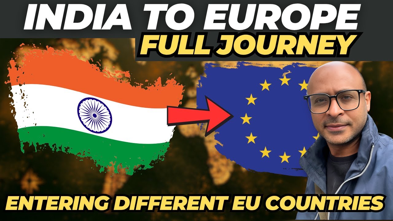 How I Traveled from India to Europe (4 countries in one trip!) | Visa, SIM, Immigration, EU Airports