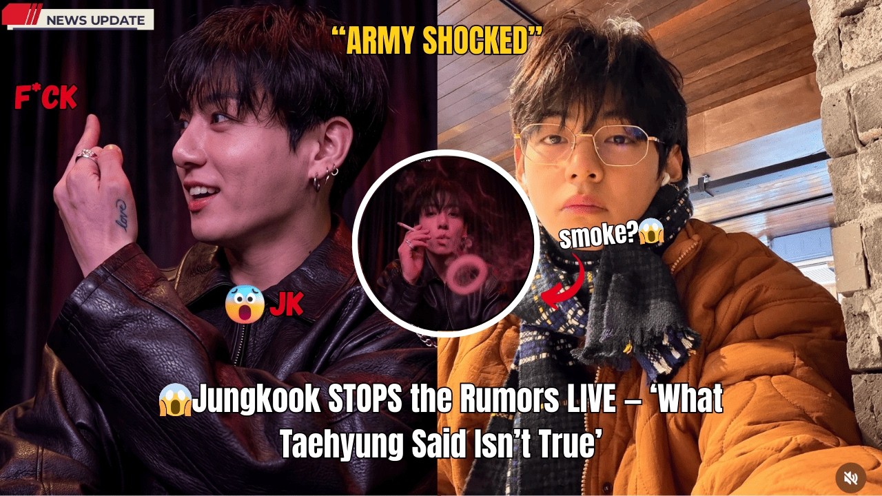 Чонгук в прямом эфире опроверг слухи — «То, что сказал Тэхён, неправда»