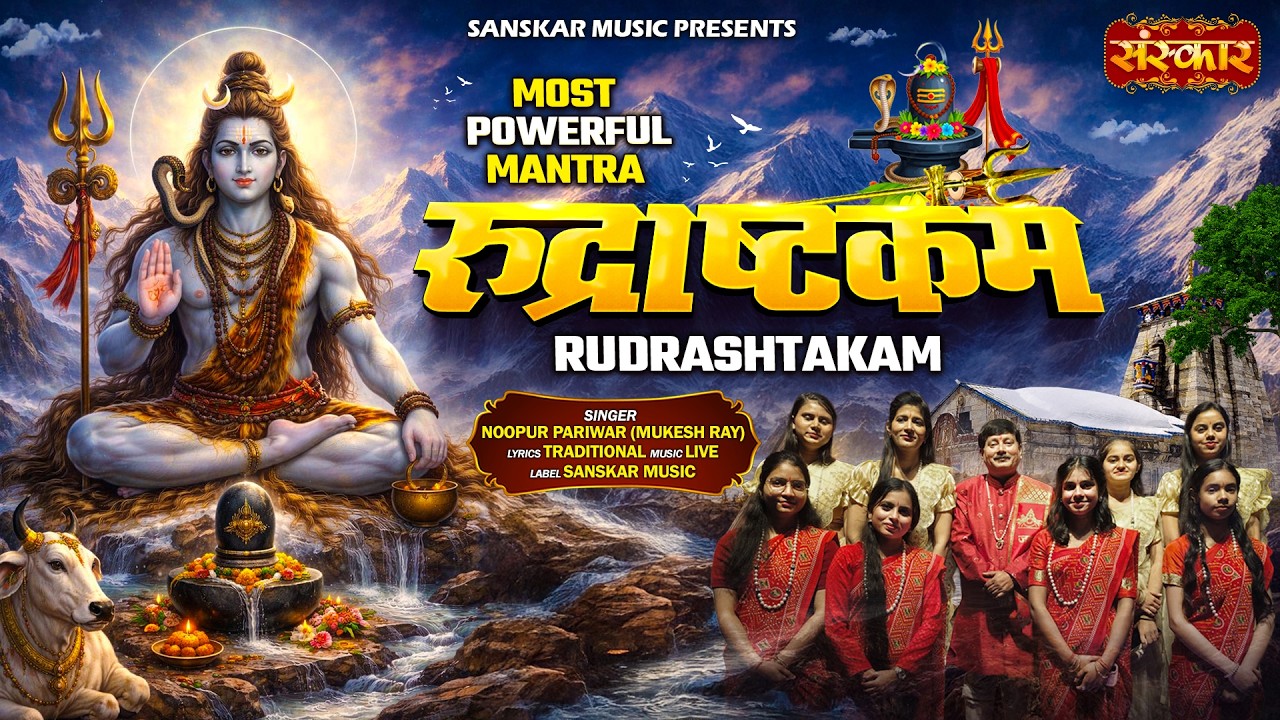 Rudrashtakam रुद्राष्टकम !! Noopur Pariwar !! Mukesh Ray !! Latest Shiv Bhajan 2026 !! शिवरात्रि