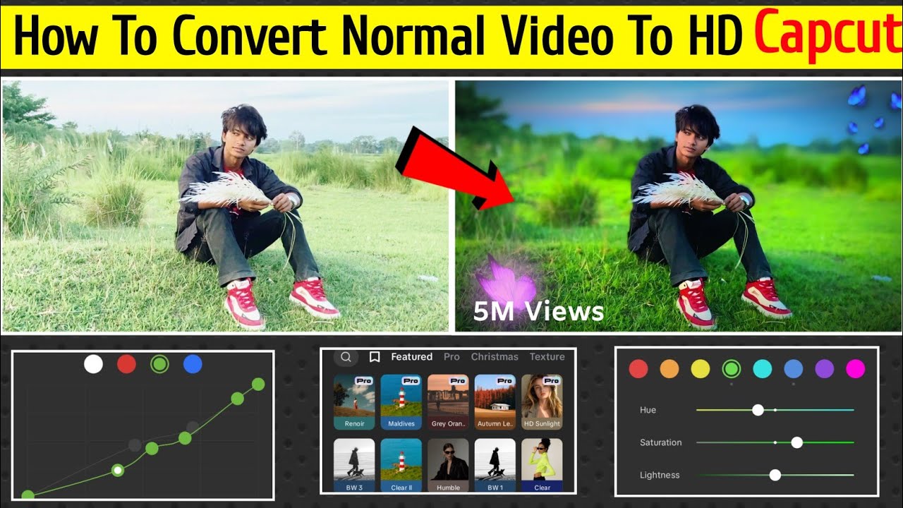 How To Convert Normal Video To 4k Ultra HD🤔| How To Create Cinematic Video 📷|Capcut Video Editing 