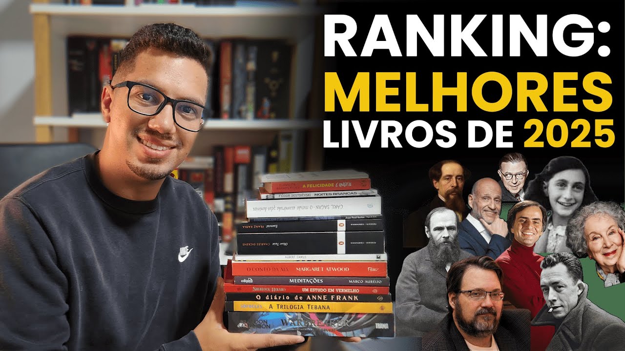 Melhores Livros de 2025: O Ranking Completo das minhas Leituras! (De Camus a Sanderson)