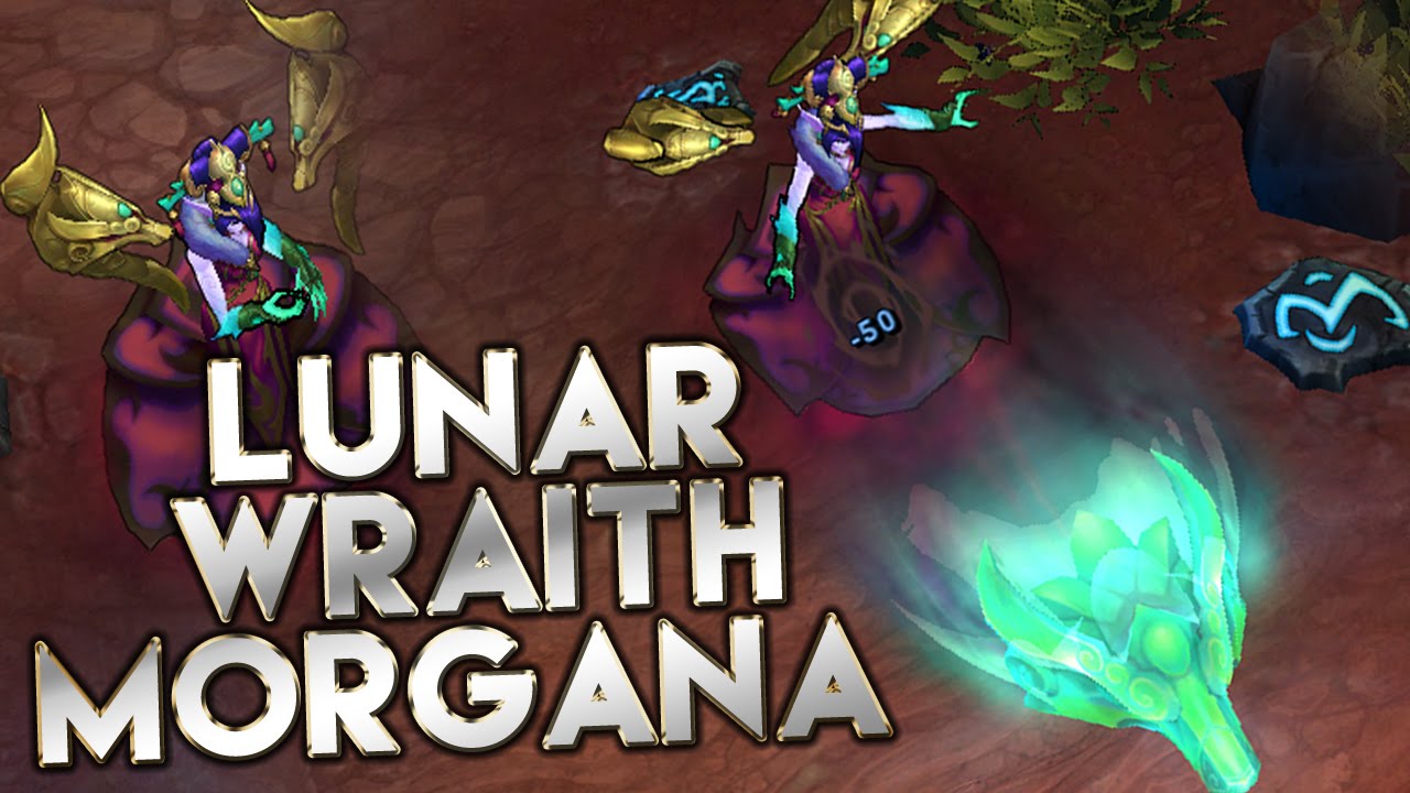 Lunar Wraith Morgana - Skin Spotlight - League of Legends LoL Morgana Skin
