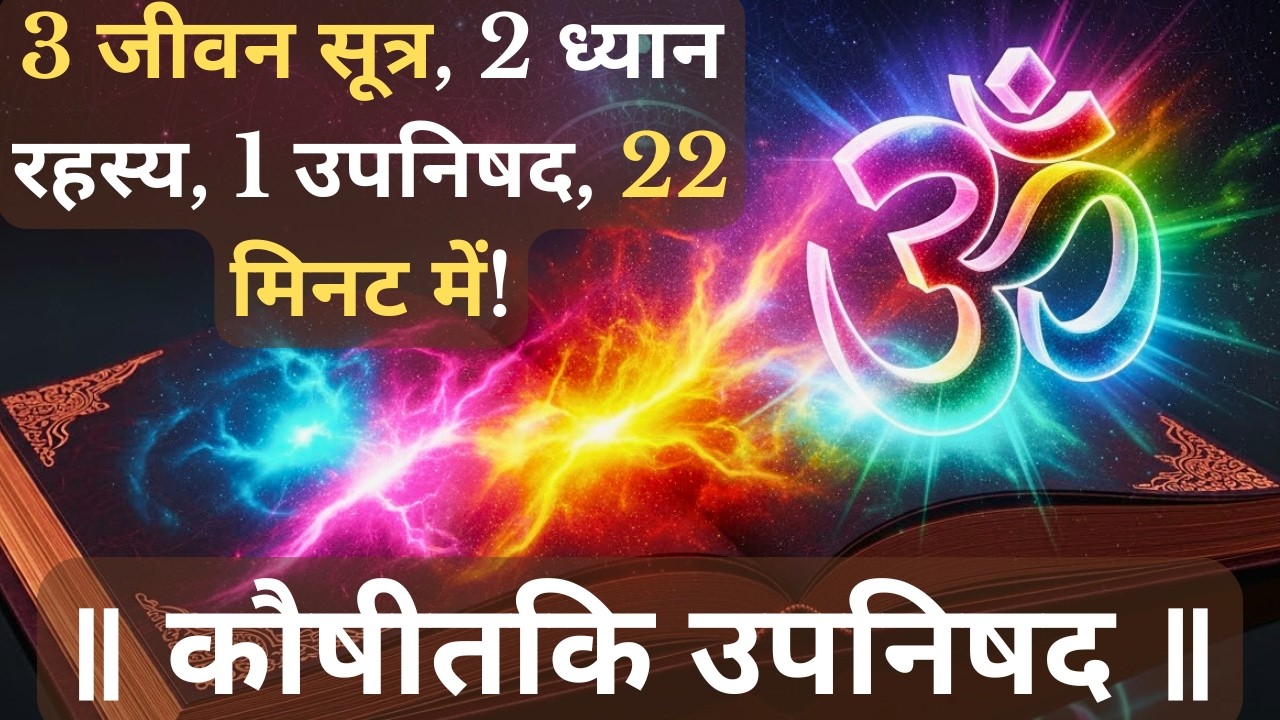 Secret Teachings of Kaushitaki Upanishad | 3 Life-Changing Pillars of Life Force Energy Explained
