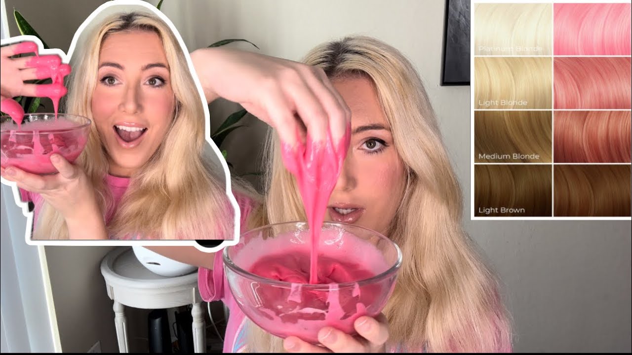 Dying my hair PINK • Arctic Fox Frose Before and After