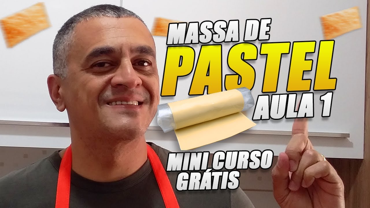 Mini Curso - Como Fazer Massa de Pastel de Feira [4 Ingredientes]