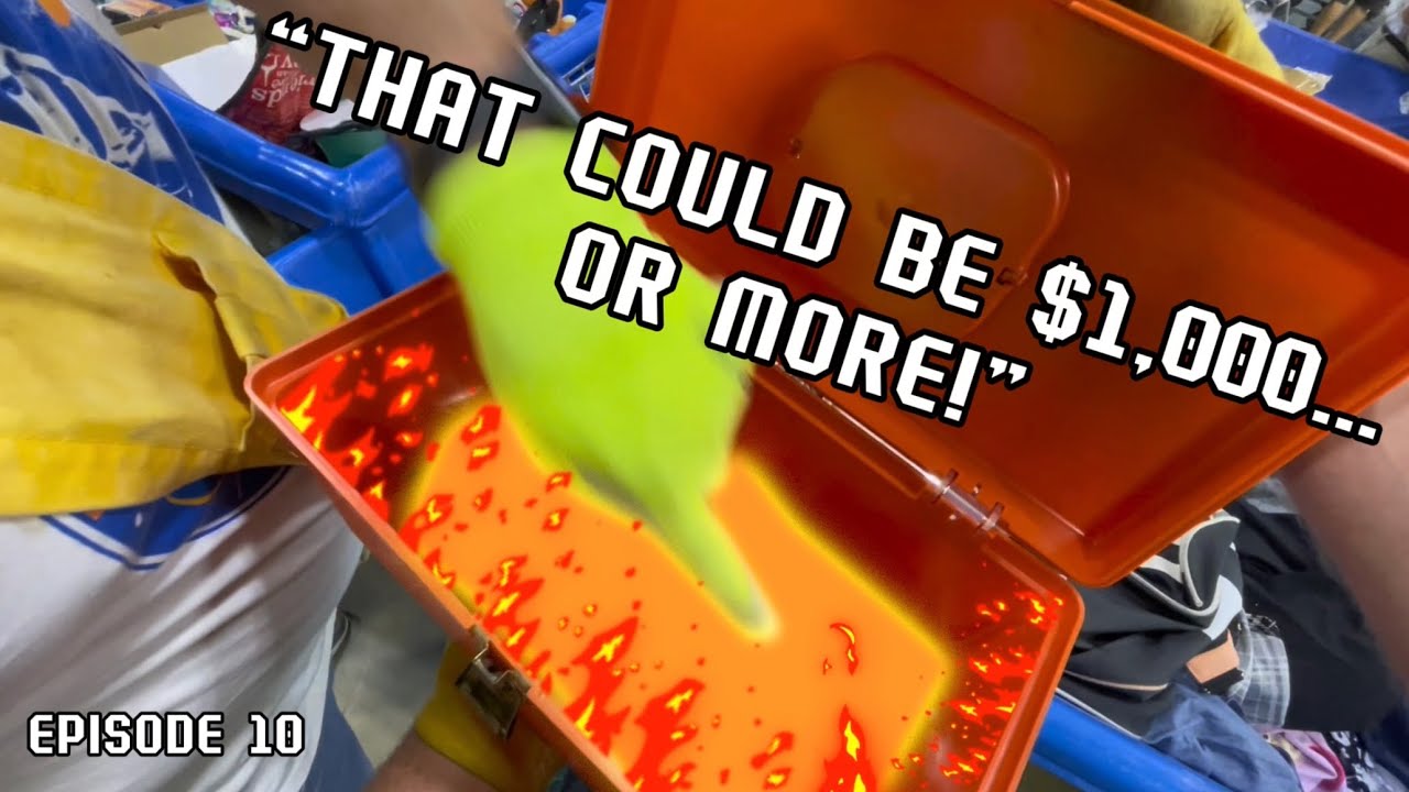 I'VE NEVER FOUND THIS MANY AT ONCE! | No. 10 | Goodwill Outlet Bins Shopping | POV Thrifting