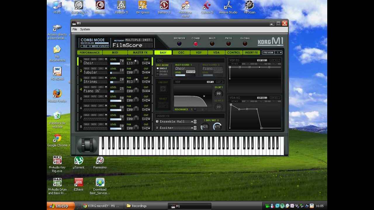 KORG LEGACY CONFIGURACION DE AUDIO Y MIDI.avi