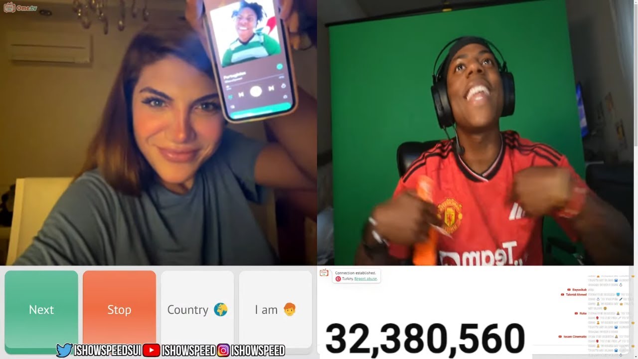 IShowSpeed Goes On Omegle