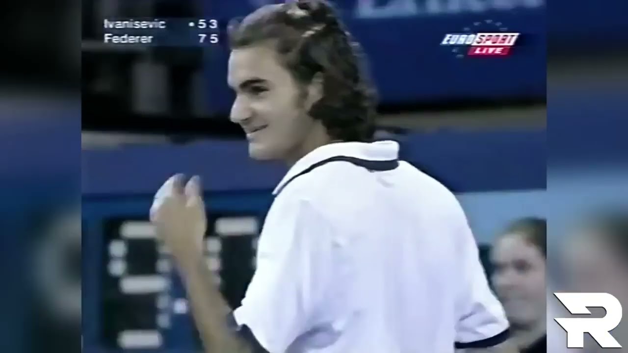 Goran Ivanisevic  broke his  racquet vs Roger Federer 2000. London - Racket rage