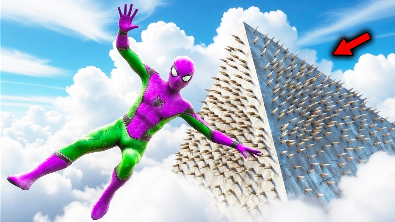 Spider-Man Ragdoll Physics Test: The Best Spider-Man Fails! Experiment #18