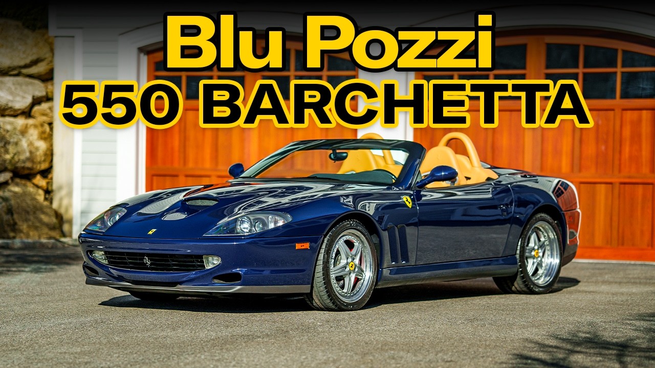 Разреженный открытый воздух: 1 из 3 Blu Pozzi Ferrari 550 Barchetta